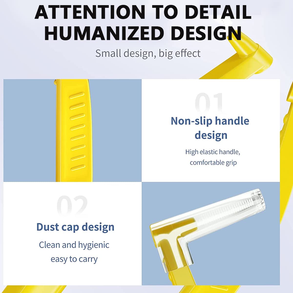 HANNEA 10pcs Interdental Brushes, L-shaped Interdental Brush Angle, Angled Dental Brush for Teeth Oral Dental Care Brush Cleaning Tool HANNEA 10pcs Interdental Brushes, L-shaped Interdental Brush Angle, Angled Dental Brush for Teeth Oral Dental Care Brush Cleaning Tool